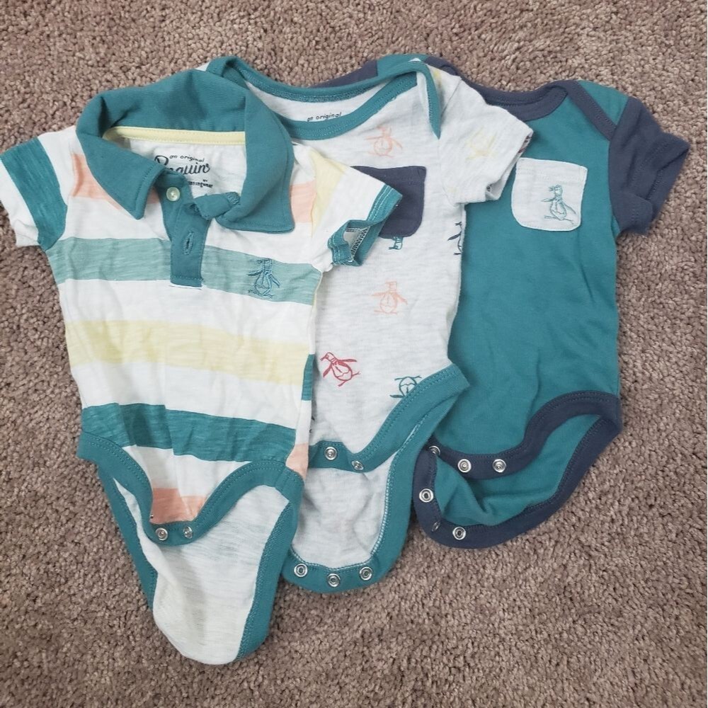 Original Penguin onesie 0-3 months